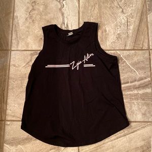 Zyia black size small sleeveless top brand new